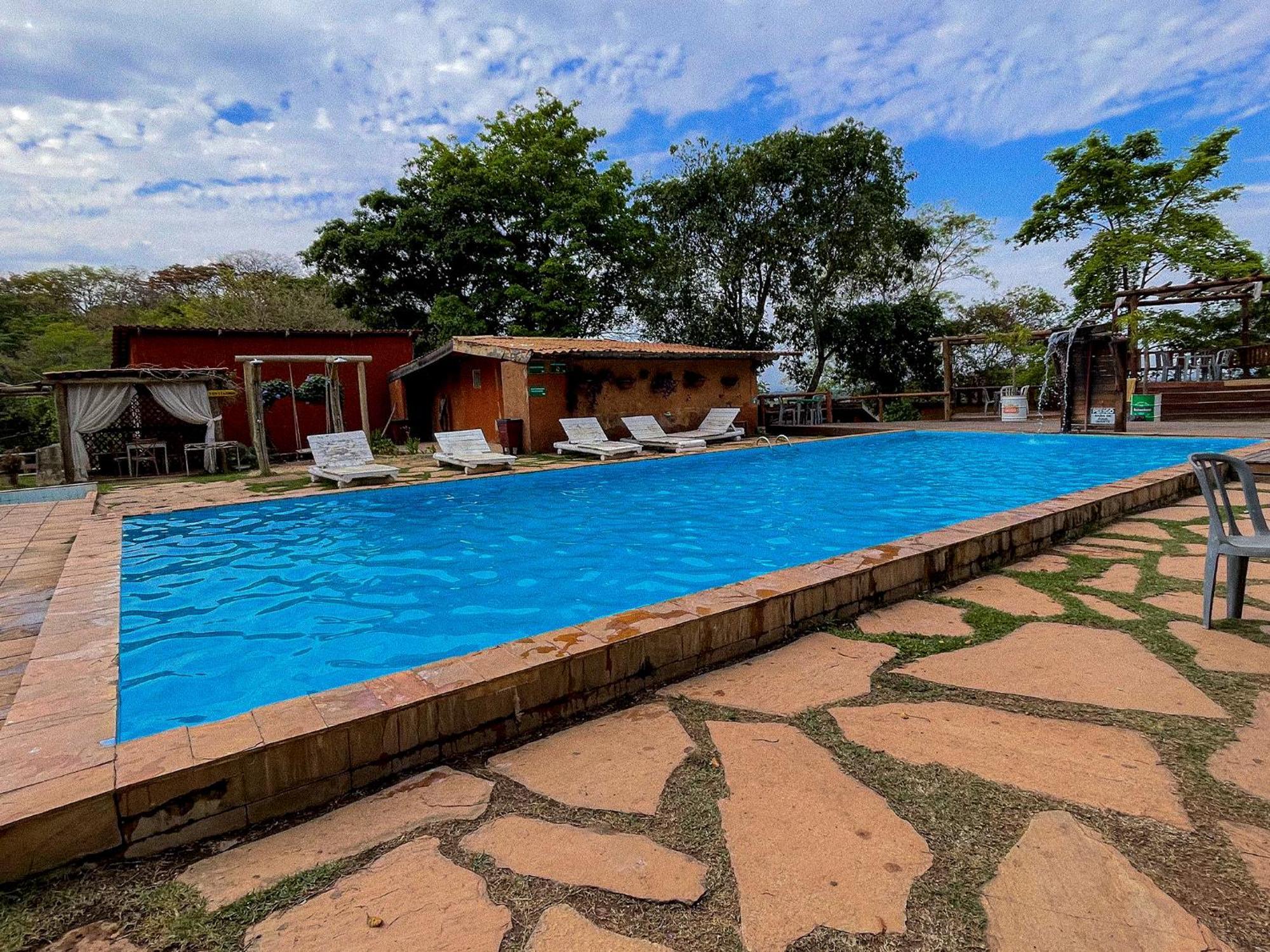 Ranchos 30 Hotel Fazenda Hidrolandia  Eksteriør bilde